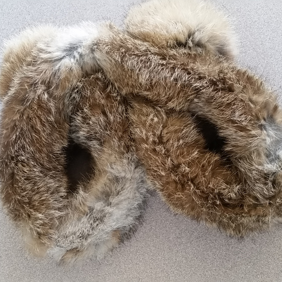 Rex Rabbit fur choker scarf thing - Picture 3 of 4